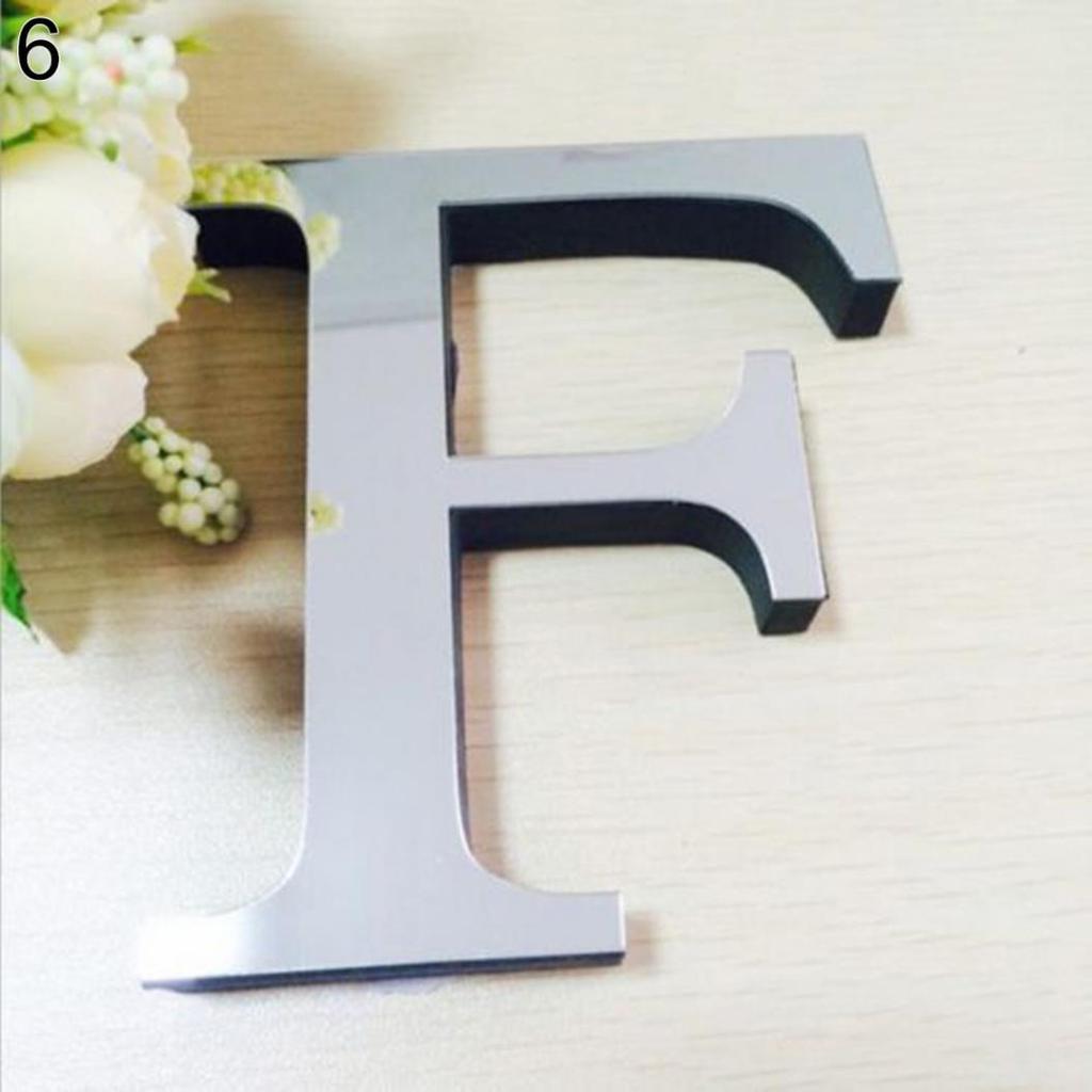 26 English Letters DIY 3D Decal Art Mural Wall Stickers Home Decor