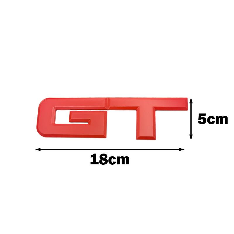 OTOKIT 3D Металлическая Наклейка-Эмблема Логотип Gt Наклейка на Автомобиль Модный Декор для Автомобиля Ford Mustang Focus Mk 1 2 3 7 Mondeo Авто Стайлинг