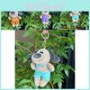 Charming Stuffed Dog Animal Doll With Colorful Chains Ideal For Keychain Accessories