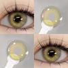 Eyeshare Модные цветные контактные линзы 1 пара сапфировых контактных линз Новые контактные линзы Коричневые линзы Серо-белые линзы Зеленые бьюти-линзы