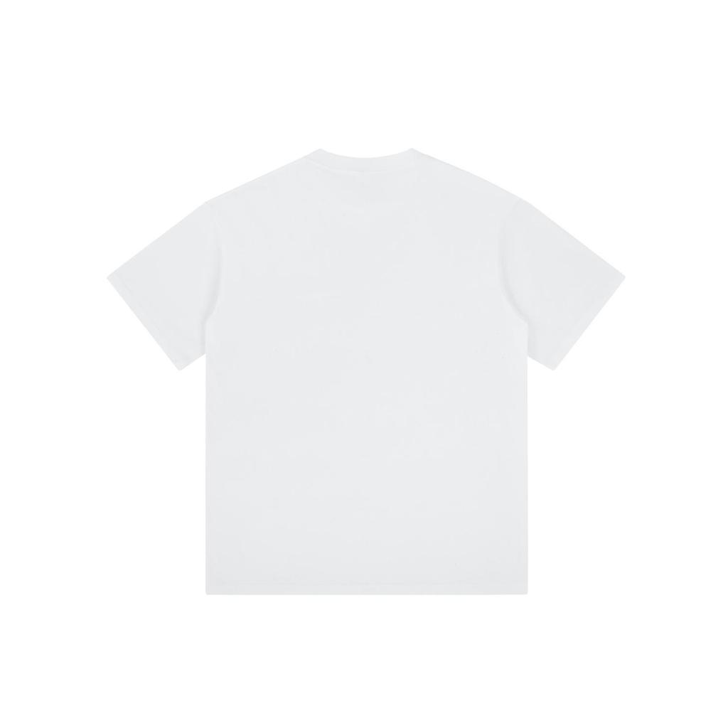 Unisex Cotton Round Neck Short Sleeve T-Shirt: Versatile Loose Fit for Summer