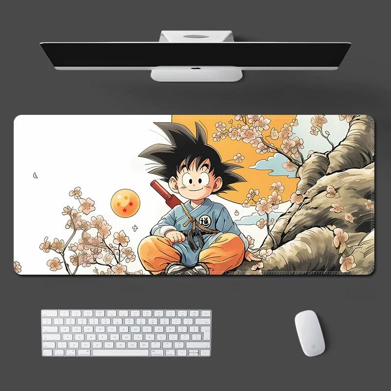 Мужской коврик для мыши кожаный аниме Dragon Ball водонепроницаемый противоскользящий коврик для мыши Сон Гоку настольный коврик настраиваемый с фиксацией коврик для ноутбука коврик для клавиатуры студенческий коврик для письма