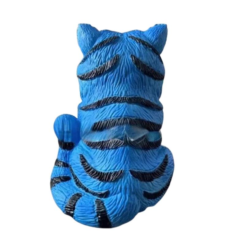 For KPOP Miniature Sculptures Of Anime Tiger Characters To Decorate Gardens And Courtyards Cute Resin Bird Fantasy House Statues