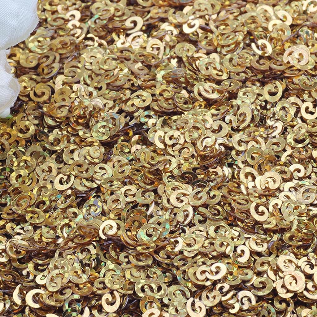 500 г 5 мм пайетки спиральной формы пайетки разноцветные украшения DIY аксессуары пайетки стеклянные шарики наполнитель пайетки