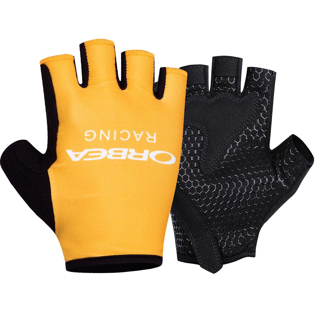 New UAE Cycling Gloves Bike ORBEA RACING Gloves Half Finger MTB Fitness Gloves Running Fitness Riding Bicycle Sports Gloves