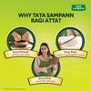 TATA Sampann Мука из проса Easy Cook Ragi Atta 500 г, богатая клетчаткой и кальцием, для мягких роти без трещин и легкого замешивания