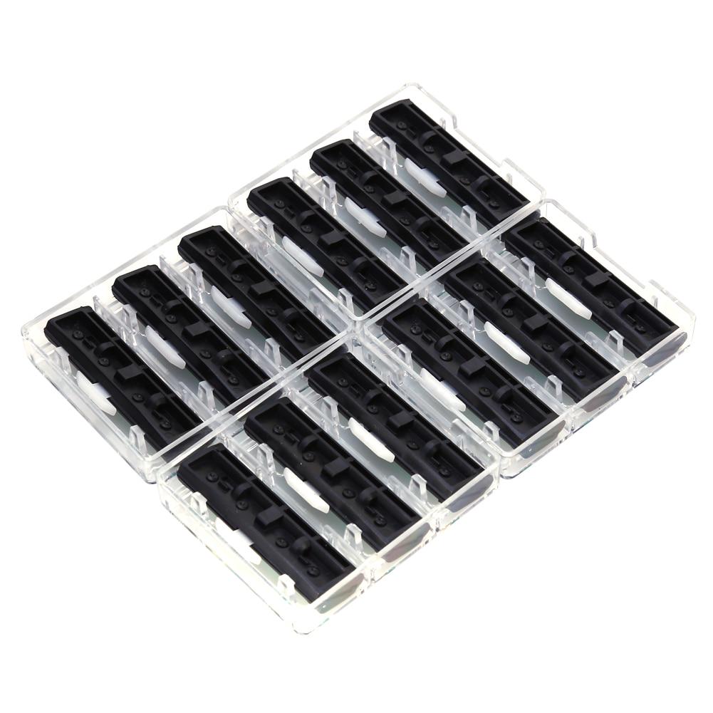 12Pcs/lot Metal Men's Shaving Razor Blades 2 Layer Safety Shaver Body Hair Trimmer Blades