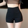 Women's Sexy Black Summer Shorts - Slim, Hip-Wrapping Hot Pants for Casual Wear