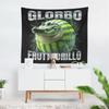 Aertemisi Glorbo Fruttodrillo Italian Brainrot Funny Meme Tapestry Wall Hanging Art for Bedroom Living Room Decor Party Backdrop