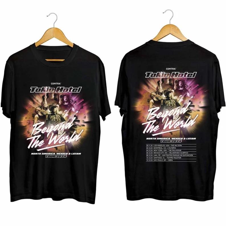 Tokio Hotel Beyond The World Tour 2024 Gift For Fan Unisex T-shirt TMB4468