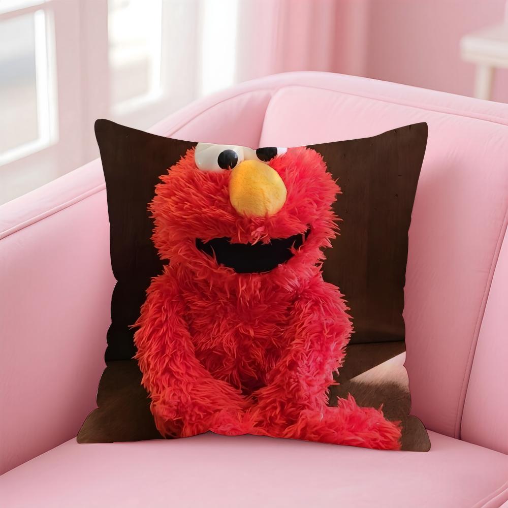 EElmo Cushion Cover Pillow Case Soft Friendly Fabric Concealed Zipper