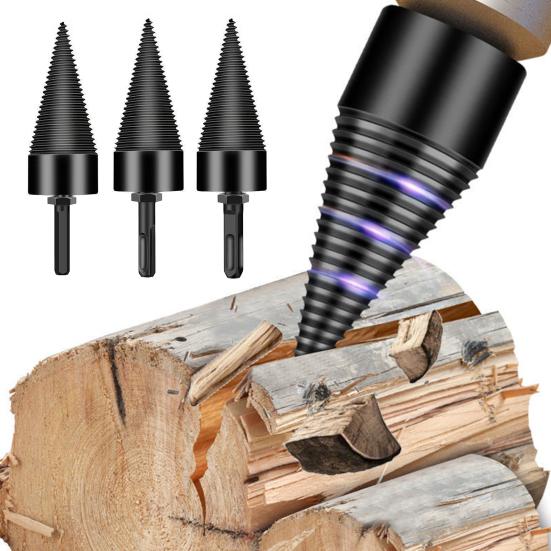 Сверло для дров с высокой эффективностью, острая головка, устойчивое к коррозии, сверло, инструмент для колки дров