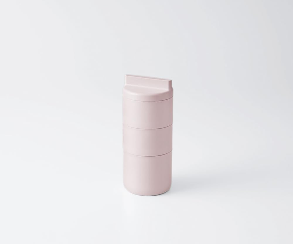 Takenaka tutu Ланч Сделано в Light 160 мл x 3-ярусная коробка, Япония, Розовый, (Верхний ярус) 2, (Нижний уровень) 280 мл, T-36374