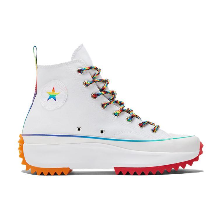Converse Run Star Hike High Pride Unisex Sneakers White Multi Optical-White 170824C