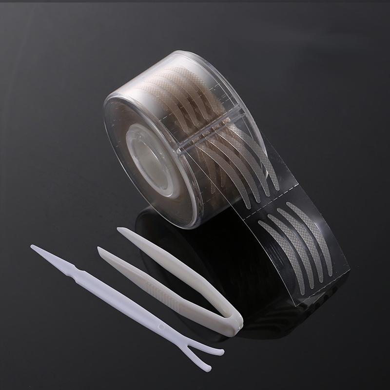 600 шт. S/L макияж, прозрачная серая, бежевая полоса для век, большие глаза, невидимая двойная складная лента для теней для век, наклейка, инструмент для красоты, ZPG