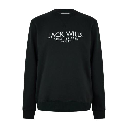 Jack Wills Mens Belvue Embroidered Logo Sweatshirt