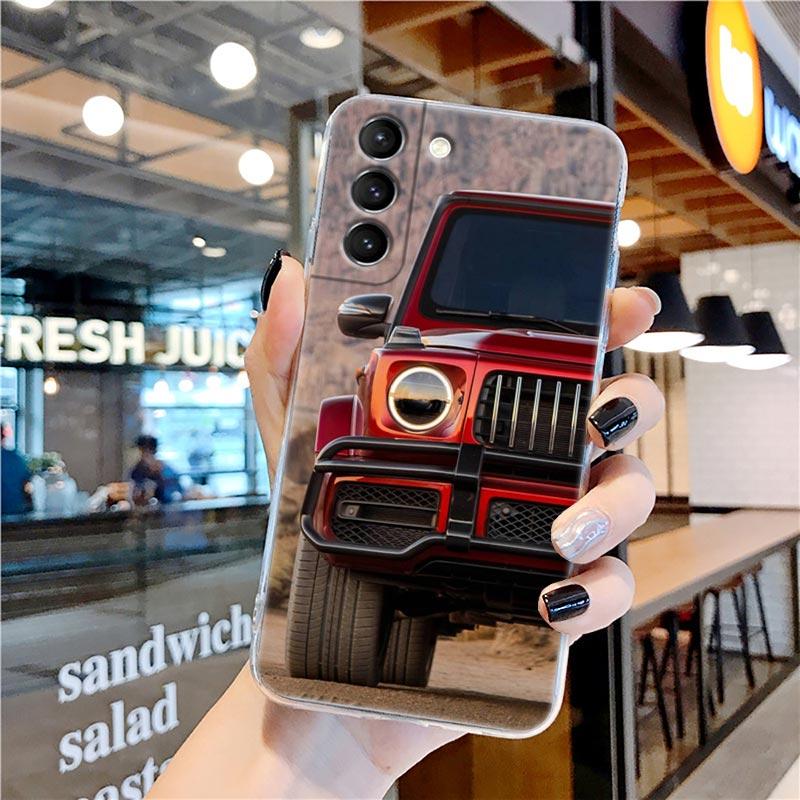 Брендовый внедорожник, спортивные автомобили, мужской прозрачный чехол для Samsung Galaxy S22 S21 S20 FE S 22 Ultra S10 E S9 Plus 5G, чехол для телефона
