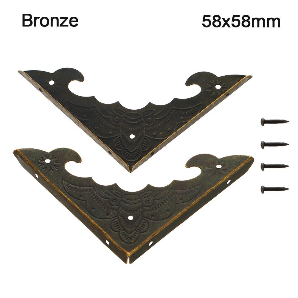 Foot Bracket Crafts Decoration Corner Antique Jewelry Wooden Box Parts Leg Corner Protector