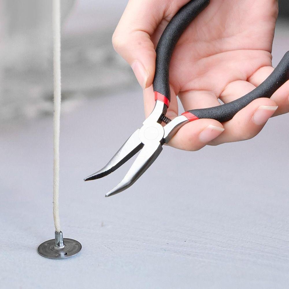 Carbon-Hardened Steel Jewelry Pliers Ferronickel Beadwork Repair DIY Wire Pliers