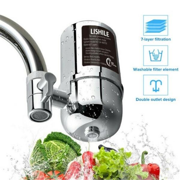 Tap Faucet Water Filter Purifier System Kitchen Cleaner Home Filtration Purifier