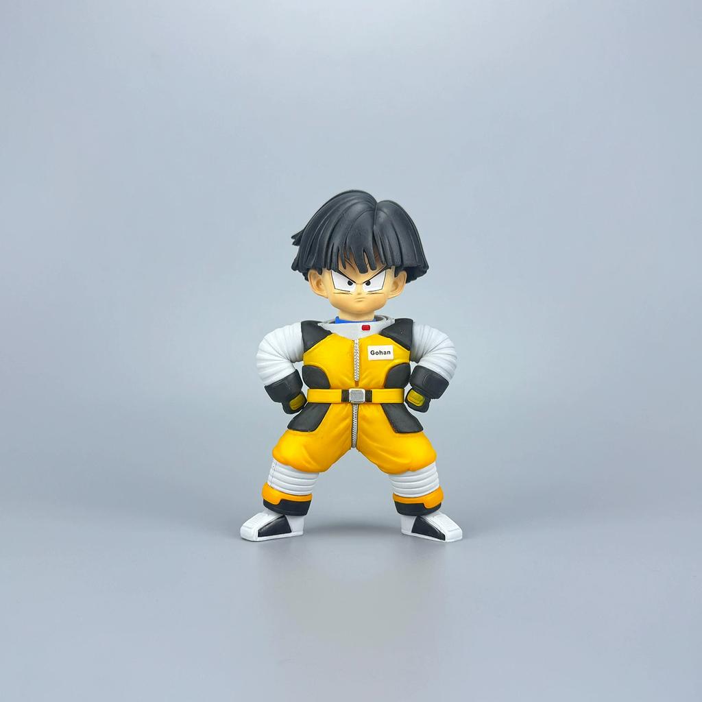 Аниме Dragon Ball Q-версия Фигурки Астронавтский Костюм Гоку Гохан Криллин Веджета Коллекционная Настольная Декорация Статуя