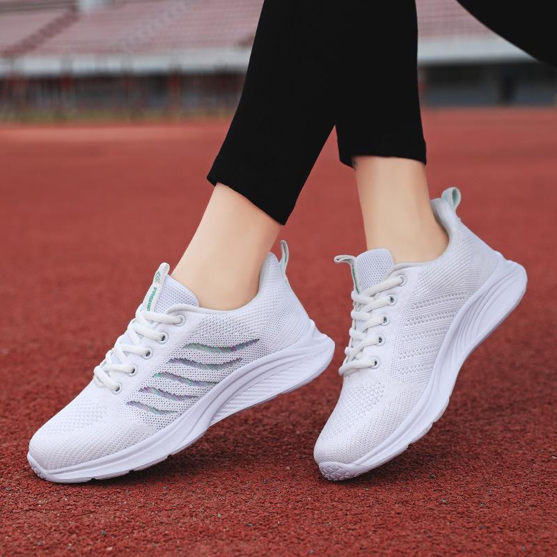 2024 Autumn Sports Shoes Outdoor Platform Anti Slip Comfortable Running Leisure Fashion Women's High Quality Mesh Shoes
