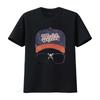 Major League Logo Cap White Adult T Shirt Vintage Graphic Soft Top For Everyday Wear Versatile Designer Clothes
