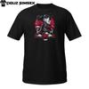 Ronin Streetwear T-Shirt – Samurai Style Art with Roses and Red Sun