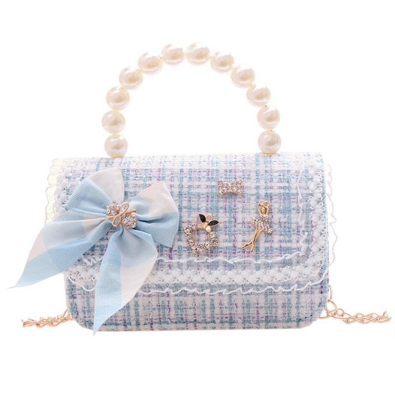 Girls Playful Small Capacity Shoulder Bag With Breathable Cotton Material And Multipattern Design