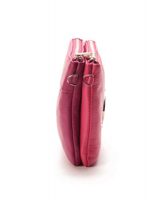 Sac - CHRISTIAN LACROIX - Pochette Bandoulière - Cuir de vachette - Rose