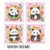 100Pcs Cute Bear Cartoon Self-Adhesive Bags For Snacks, Cookies & Cranberry Treats - Perfect For Parties & Gifts