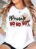 Prosecco Ho Ho Ho Print Round Neck Christmas Party Gift Women s T-Shirt 220g