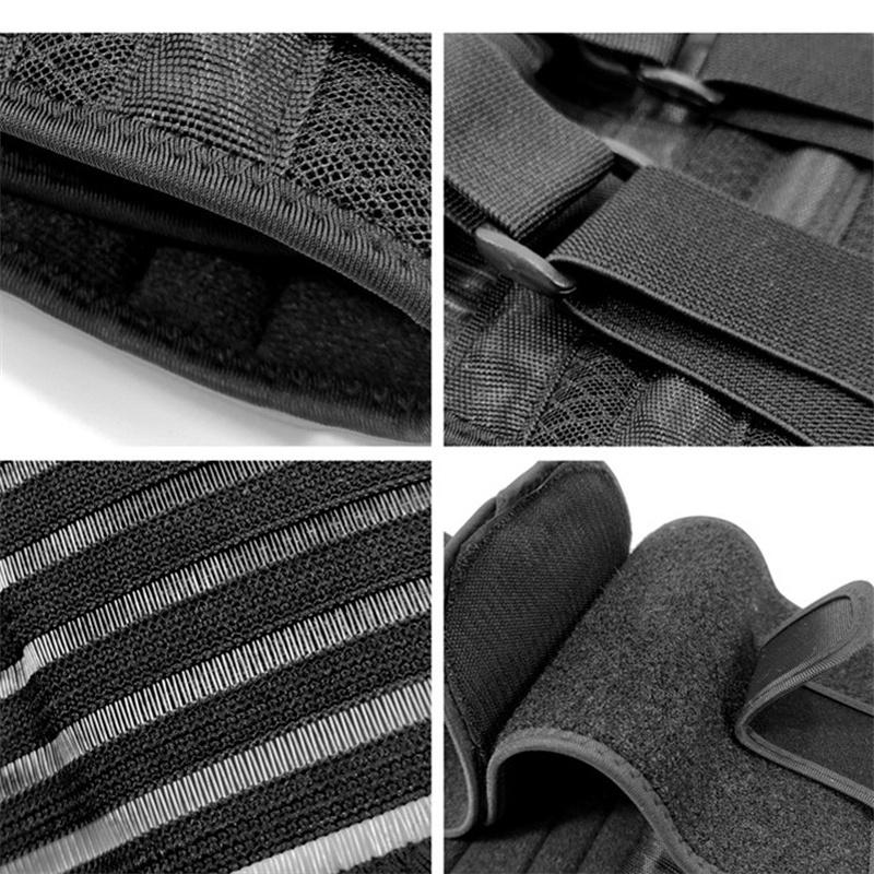 Дышащий сетчатый бандаж для спины для мужчин и женщин, облегчение боли в нижней части спины с 6 опорами для поддержки спины, противоскользящая поясничная поддержка