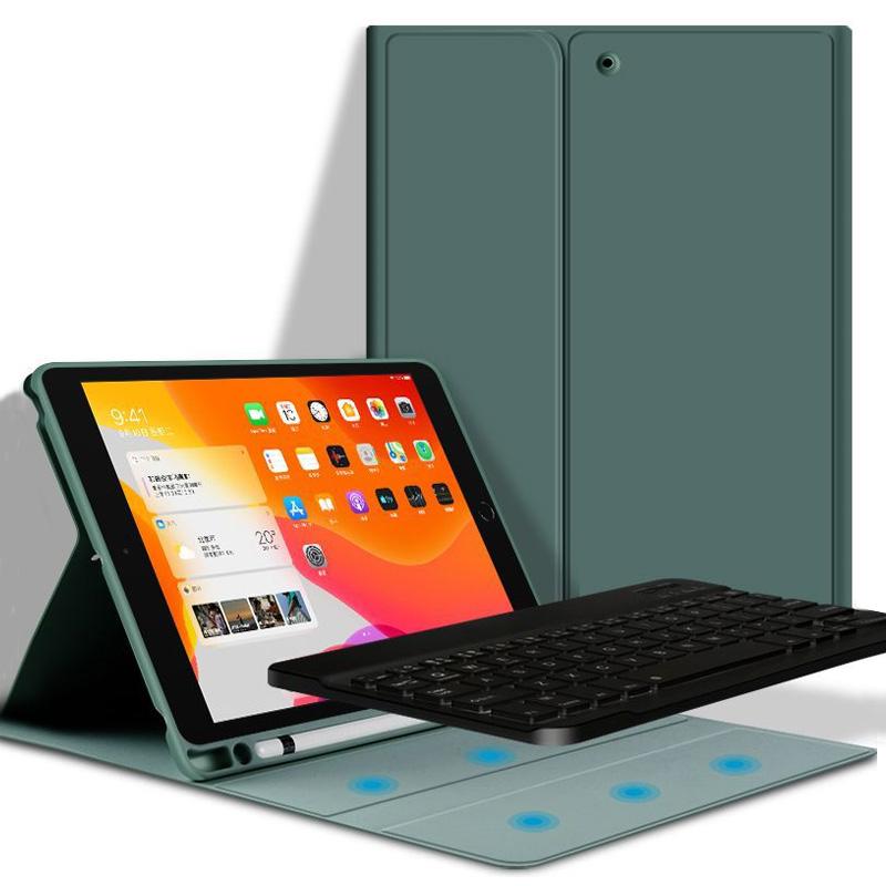 Для iPad 7-го 8-го 9-го Поколения 10.2 Чехол с Bluetooth-клавиатурой, Съемная беспроводная клавиатура+Планшет iPad 10.5Чехол Funda