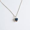 DOL Seaglass Heart Necklace [DOL Night Sky]