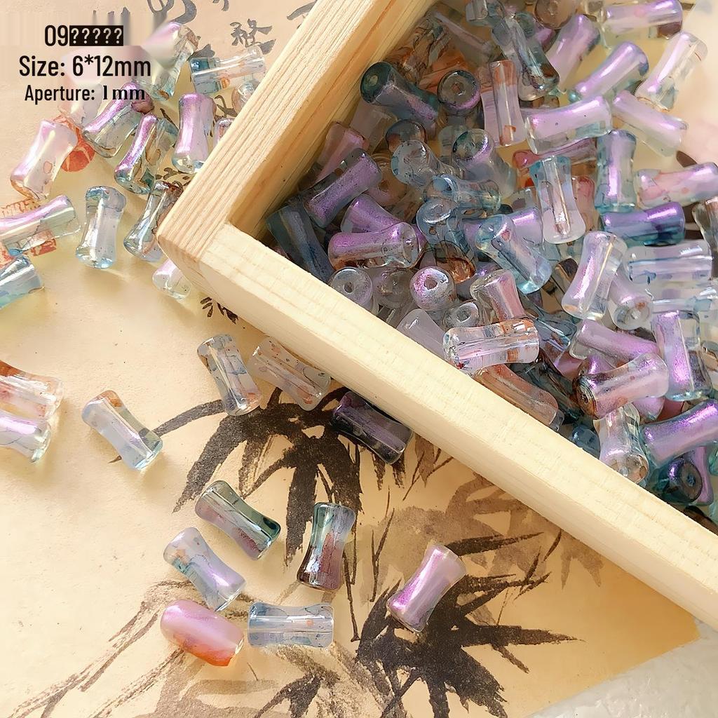 Китайские бамбуковые бусины-разделители лэмпворк для изготовления украшений своими руками