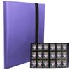 Папка-регистратор MONO ZACK для коллекционных карточек вмещает 360 карточек, совместимый с чехлом для картотеки (фиолетовый)