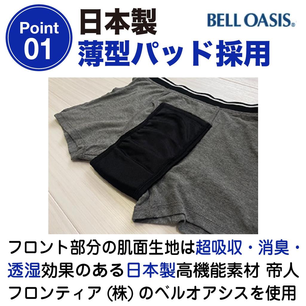 Недержание 2 Передние 15 куб. см Легкие Подходящие для и Антибактериальные и Серые и Темно-синие RYO... Мужские трусы, 4 шт., Цвета, С отверстием, Впитываемость,