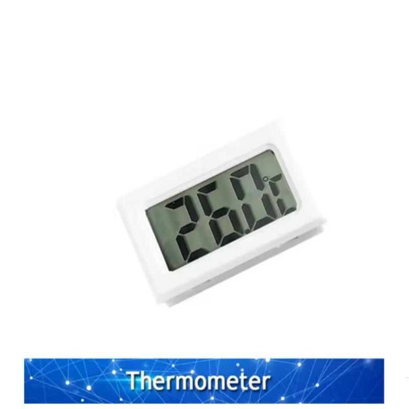 Мини цифровой ЖК-термометр для морозильной камеры - 50-110℃, термометр для холодильника, водонепроницаемый зонд для помещений и улицы