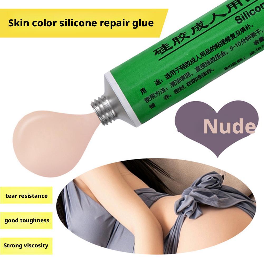 Силиконовый клей для ремонта игрушек Силиконовый клей для наполнения моделей кукол Телесного цвета Профессиональный силиконовый клей для ремонта кукол Клей