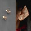 1 пара крошечных сережек, милые серьги-гвоздики в форме бабочки, модные женские очаровательные ювелирные изделия, подарки для нее