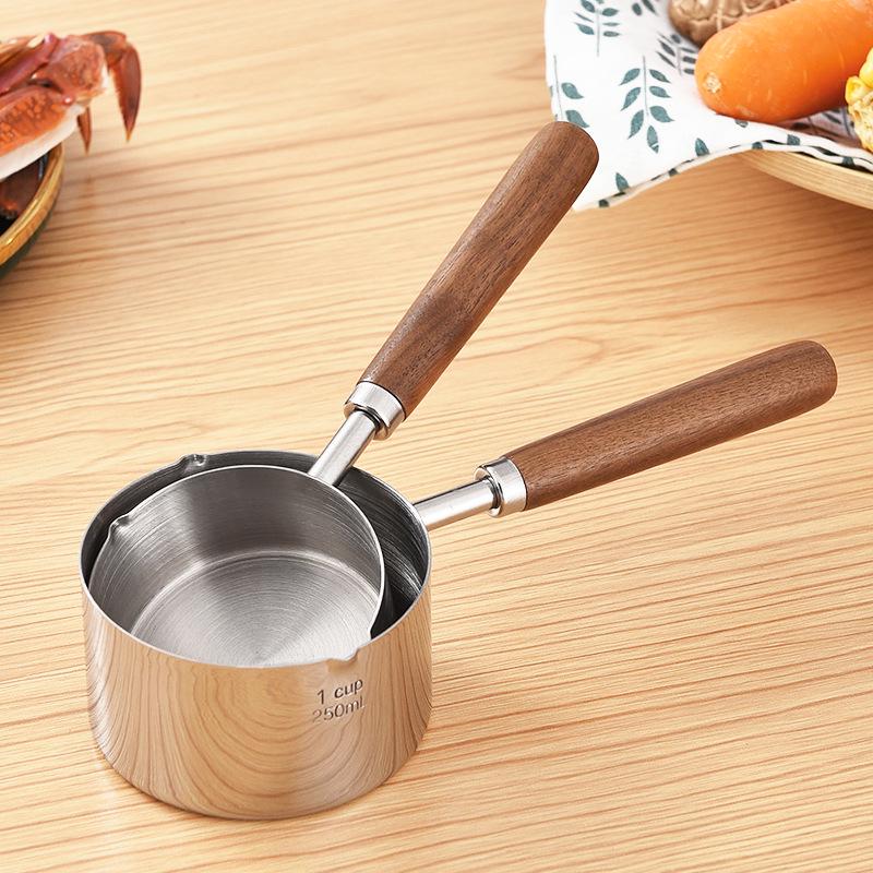 Мини-фритюрница из нержавеющей стали с углублённым дном для жарки и поливания - Маленькая, брызгозащищённая, конструкция без риска удушья