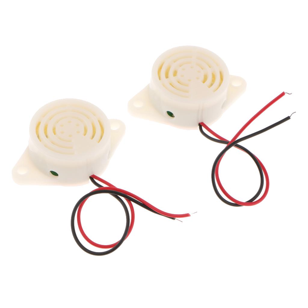 2PCS SFM27 DC 324V 95DB Intermittent Beep Alarm Electronic Buzzer Sounder