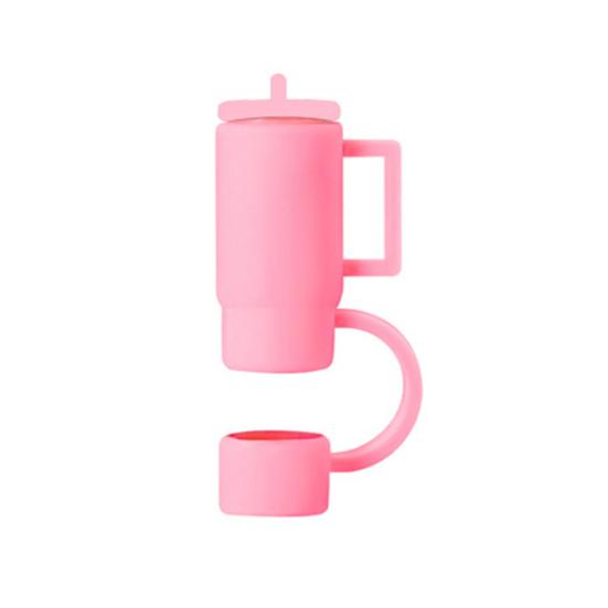 Соломенный топпер Силиконовые соломенные колпачки 10-миллиметровые соломинки Крышки Форма чашки Дизайн Соломенные чехлы Пищевое многоразовое уплотнение Защитите аксессуары для чашек для напитков