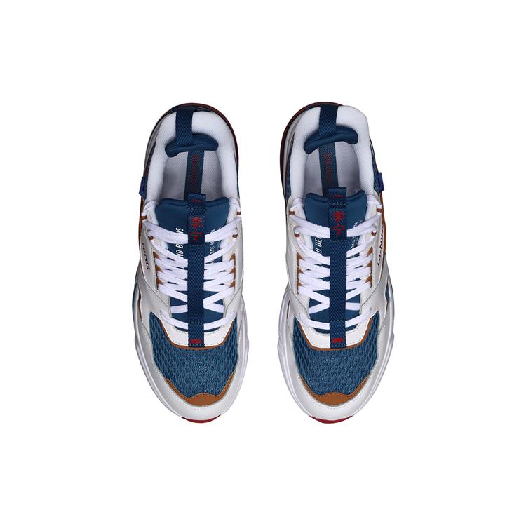 Мужские беговые кроссовки Li Ning 001 Низкие Белый/Синий/Красный AGLN227-7
