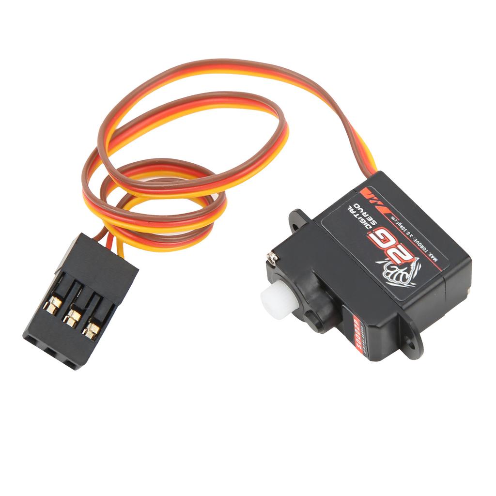 RC Digital Servo Set 2G Plastic Gear Servo for 1/24 RC Car Airplane FixedWing Helicopters