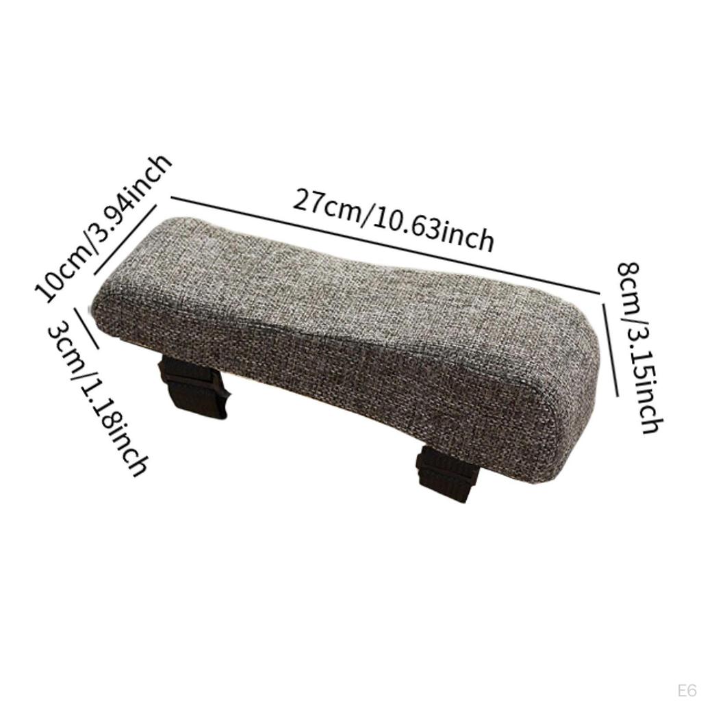 Office Chair Armrest Pads Arm Comfortable Cotton Linen Ergonomic Elbow Support