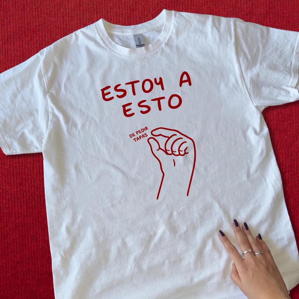 Funny Spanish Tapas Shirt and kids tshirt: Minimalist Foodie Tee