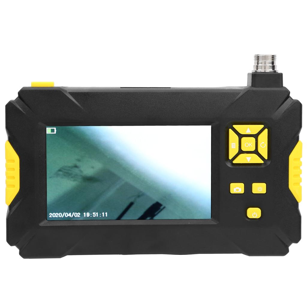 P30 3.9mm 4.3in LCD Endoscope 1080P Borescope Pipeline Inspection Camera with 6 Lights2 M 6.6ft