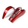 2x Luxury Red Carbon Fiber Car Gear Shift Knob Decoration For Cayenne 07 08 09